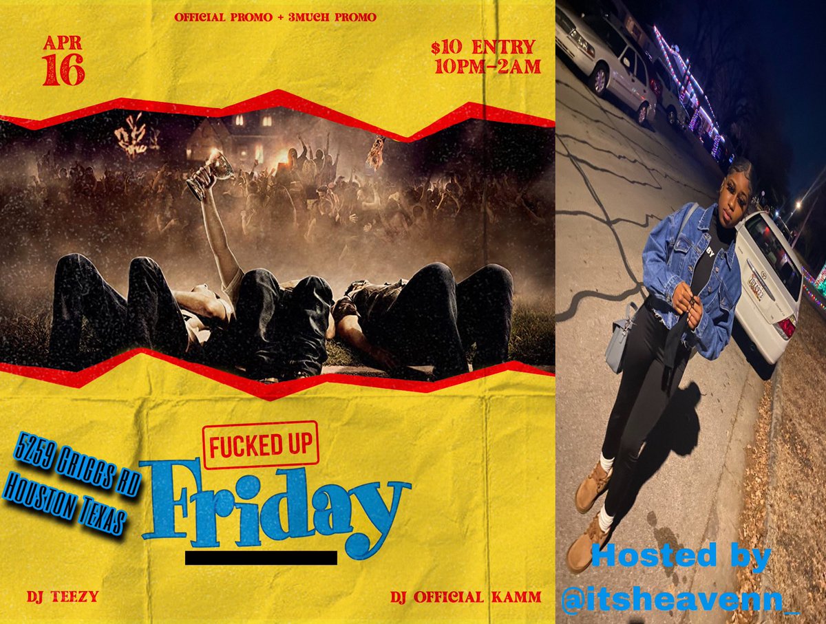 csmoove41's tweet photo. #fuckedupfriday is the official after party for #TXSUSpringFestConcert ❗️❗️ doors open at 10 be there early 🤟🏽🤟🏽 #TXSUSpringFest2k21 #TxSU #txsu23 #txsu24 #TxSU https://t.co/Vyi6Cg3zuA