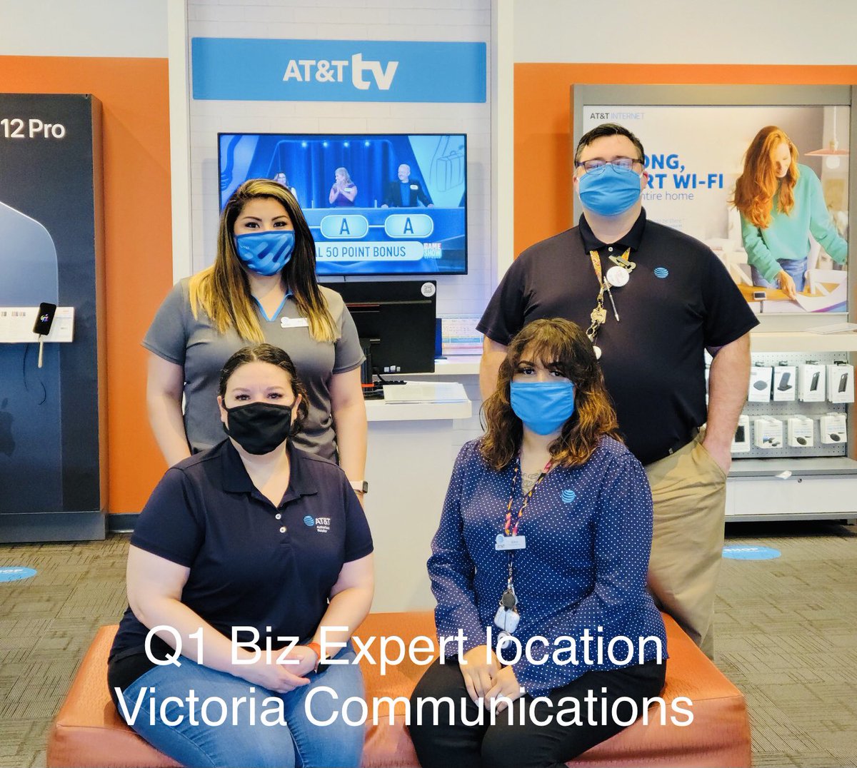 This team #meansbusiness Congratulations 🎉 to the Victoria Communications store for achieving #bizexpert for 2021 👏🏻 #SWAT #lifeatatt #attpartner #bizexpert #victoriatx <a href="/STXspeaks/">STXspeaks</a> @LuisSilva_STX <a href="/Mommahale/">Melissa Hale</a> <a href="/dpbaugh/">David Baugh</a> <a href="/vcscompanies/">VCS COMPANIES</a>