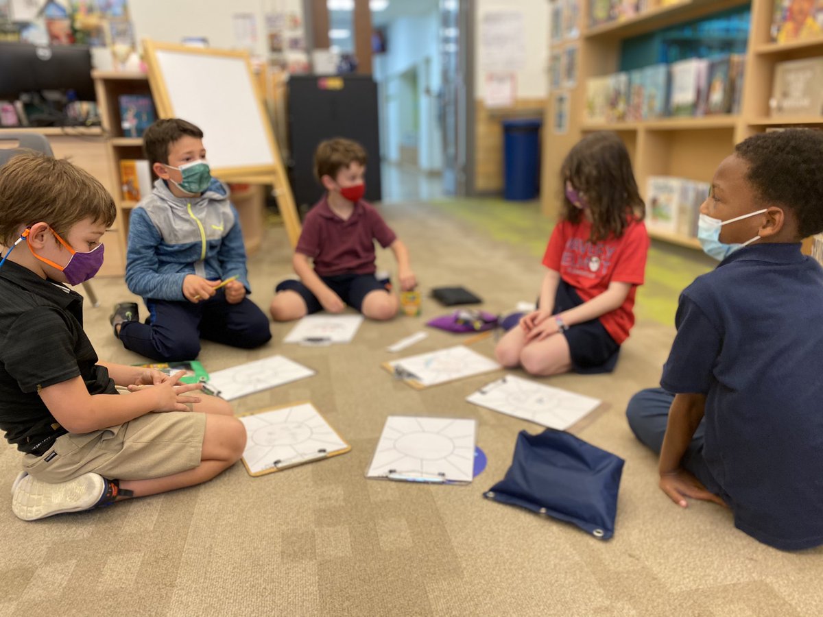 WBE_Library's tweet image. Two 2nd gr classes read Ways to Make Sunshine! We got together at the end to discuss &amp;amp; to make their own suns—inside had their name &amp;amp; items that represent them, outside—ways they can make their own sunshine.  @MSylvesterWB @nkkeene @waverlybelmontpto @WBESBulldogs