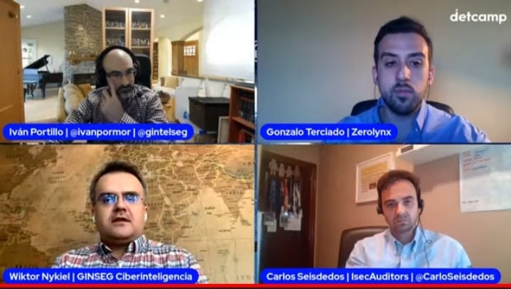 Detcamp_'s tweet image. #Ciberinteligencia en el ámbito de la #empresa @ivanPorMor#GInseg #IntelCON #wyktor nykiel  #GonzaloTerciado @CarloSeisdedos  #ElEncuentro21 #DEtcamp2021 #detectives #seguridad