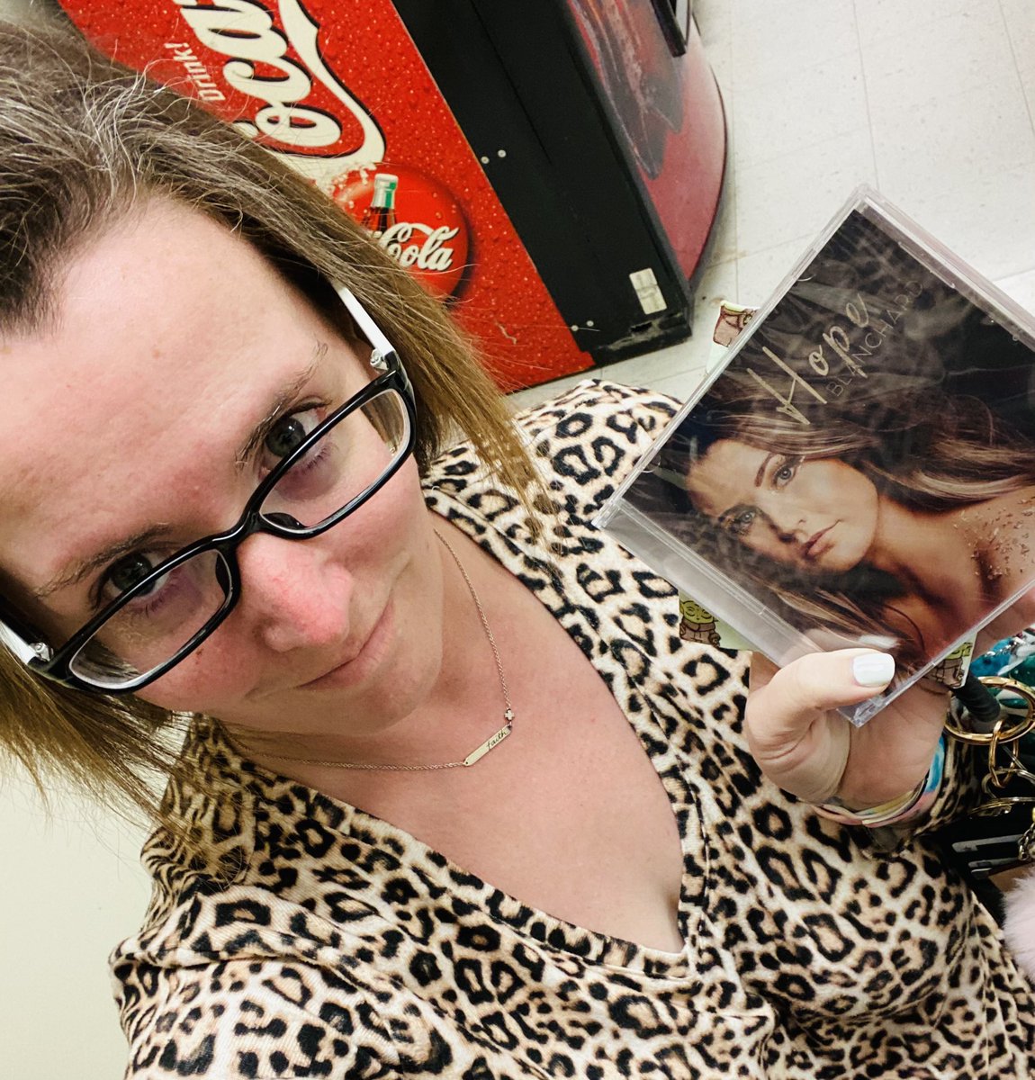 Day made! <a href="/hopeblanchardxo/">Hope Blanchard</a> thank you sweet girl for hand delivering this! So excited for you! If y’all haven’t preordered her album you’re missing out!!!