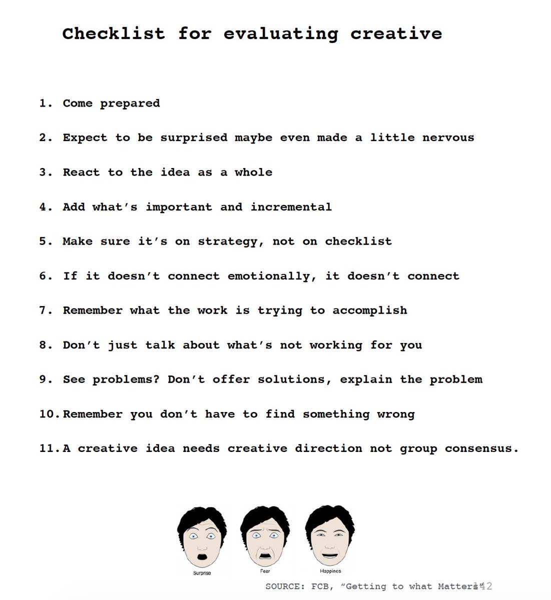 Is there a creative review session on your calendar?