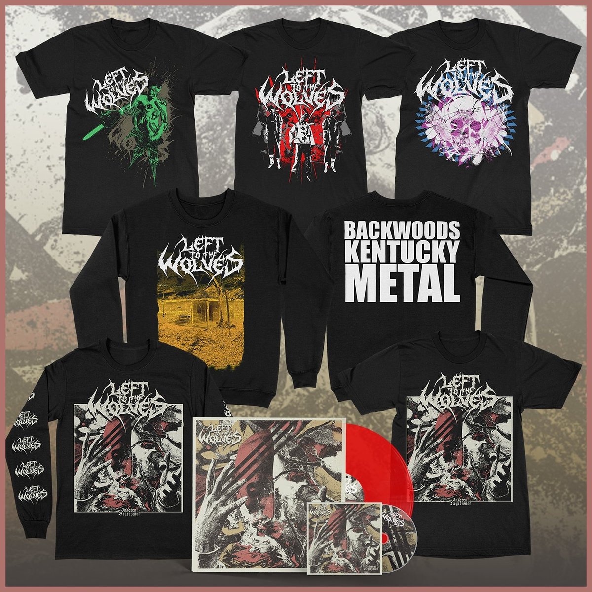 LeftToTheWolves's tweet image. Pre-orders for "Inherent Regression" up now 🔥🔥🔥

lefttothewolves.indiemerch.com