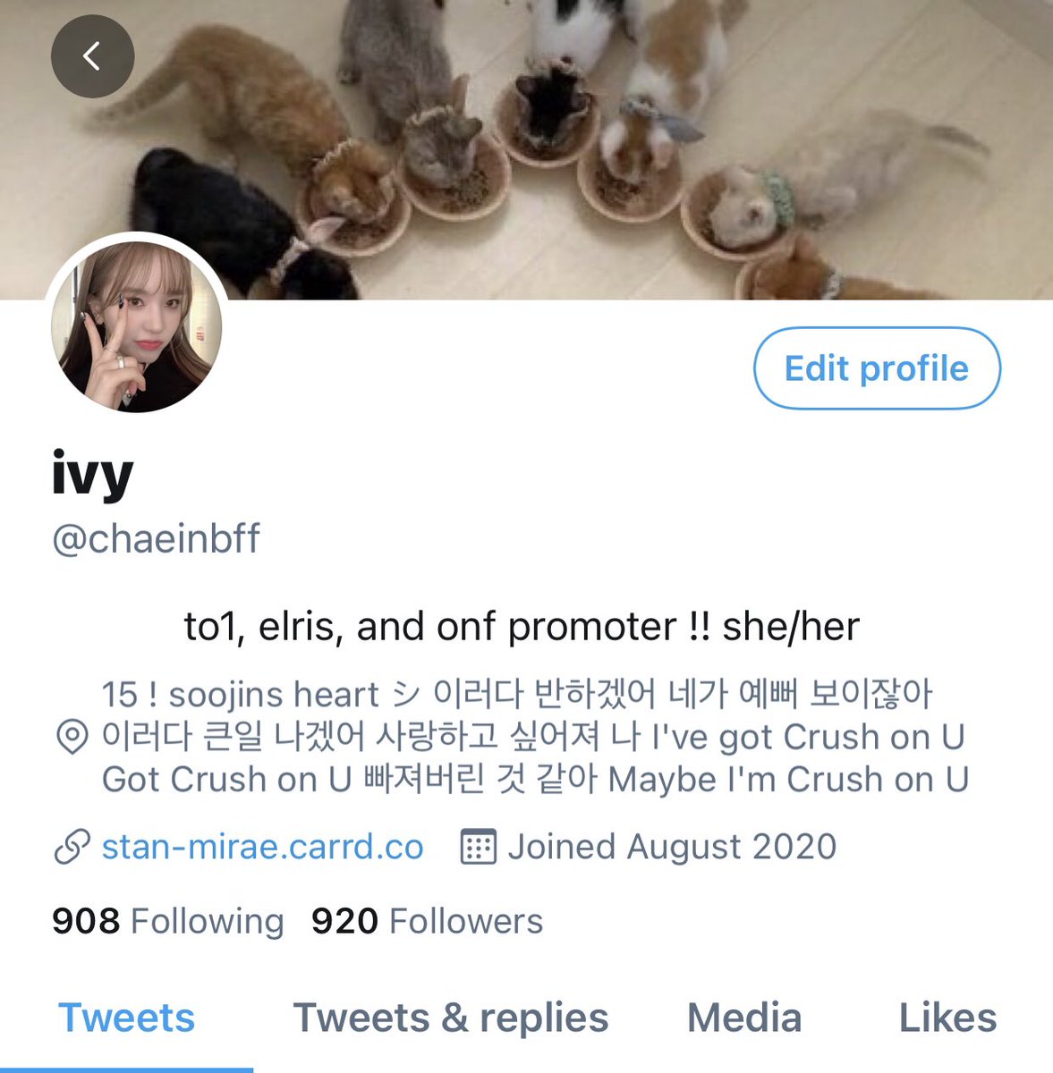 My layouts: