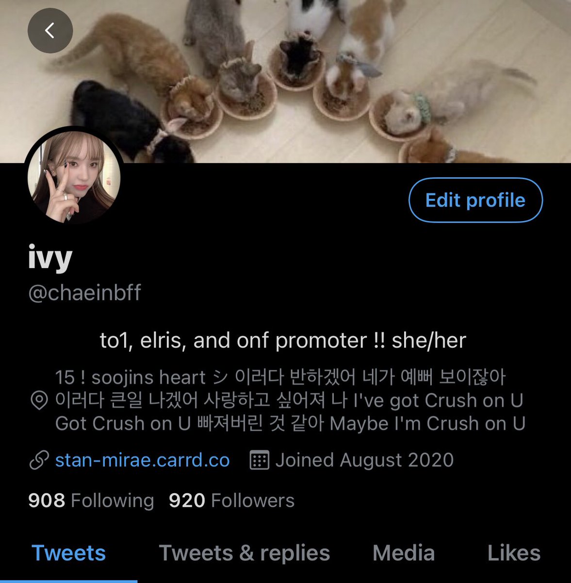 My layouts: