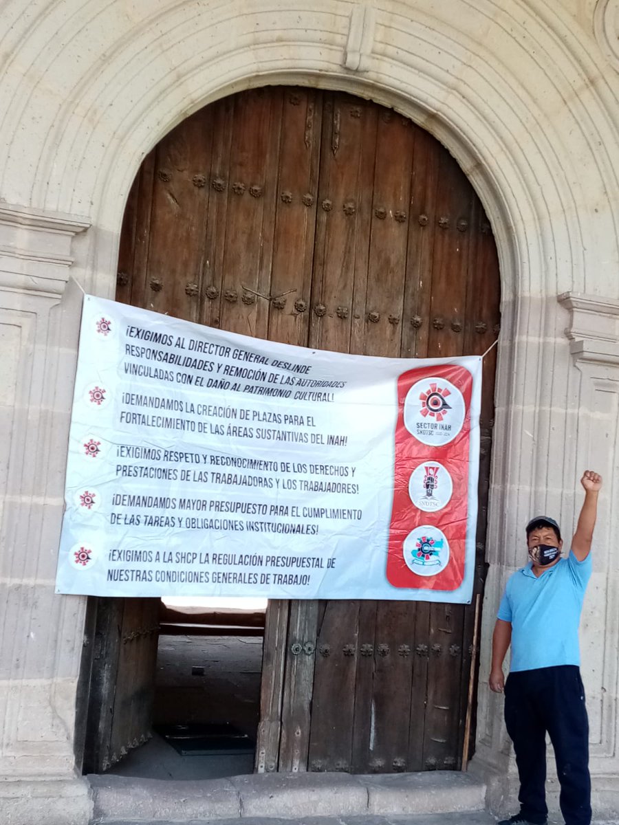SNDTSCMich's tweet photo. #SectorINAHluchando 
#FortalecimientoalINAH #SectorINAH #SNDTSC #INAH #ComitéEjecutivoSectorINAH 
#ComitéEjecutivoSecciónCiudadDeMéxico
#HerramientasParaTrabajar #UniformesParaLosTrabajadores #OrgulloINAH #ENAH #PlazasDeAsignatura #UnidosyOrganizadosVenceremos https://t.co/MlKGtZchAj