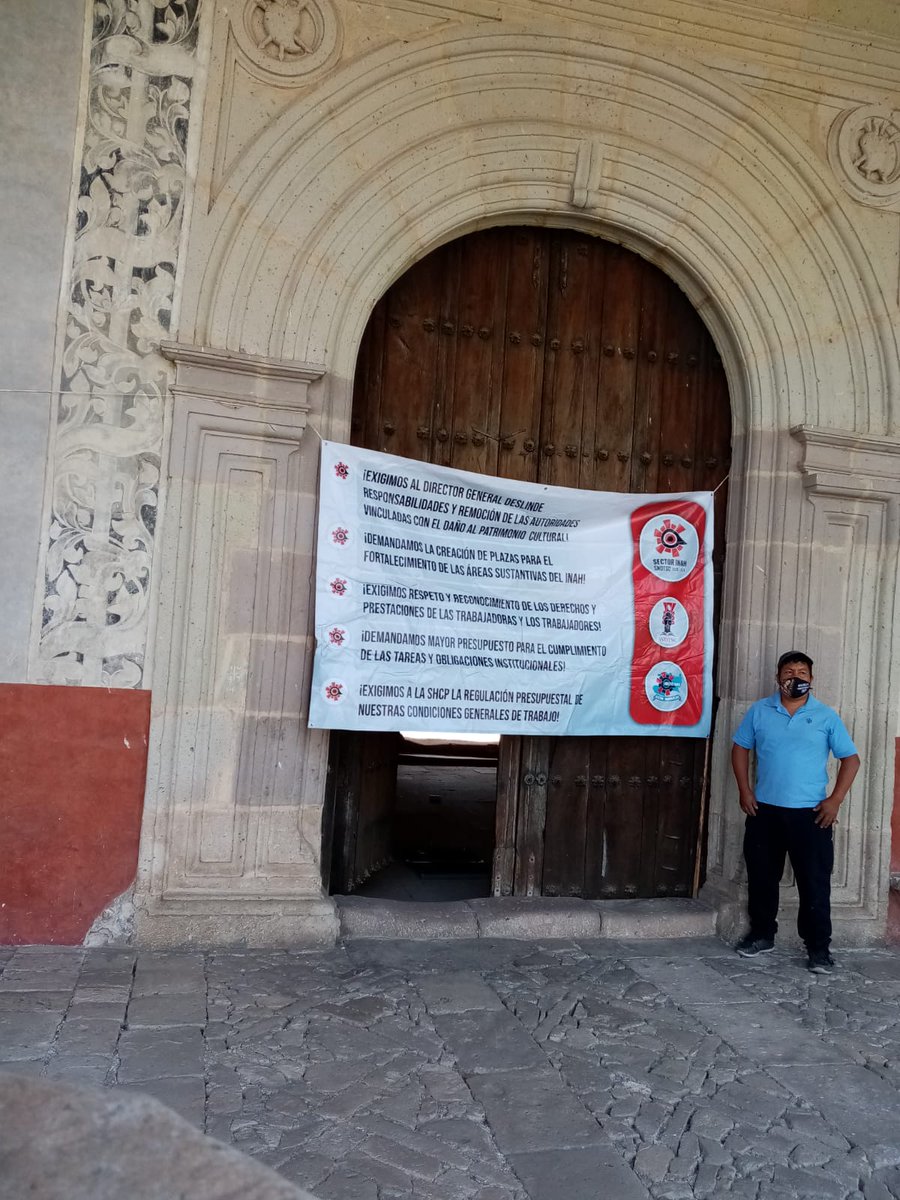 SNDTSCMich's tweet photo. #SectorINAHluchando 
#FortalecimientoalINAH #SectorINAH #SNDTSC #INAH #ComitéEjecutivoSectorINAH 
#ComitéEjecutivoSecciónCiudadDeMéxico
#HerramientasParaTrabajar #UniformesParaLosTrabajadores #OrgulloINAH #ENAH #PlazasDeAsignatura #UnidosyOrganizadosVenceremos https://t.co/MlKGtZchAj