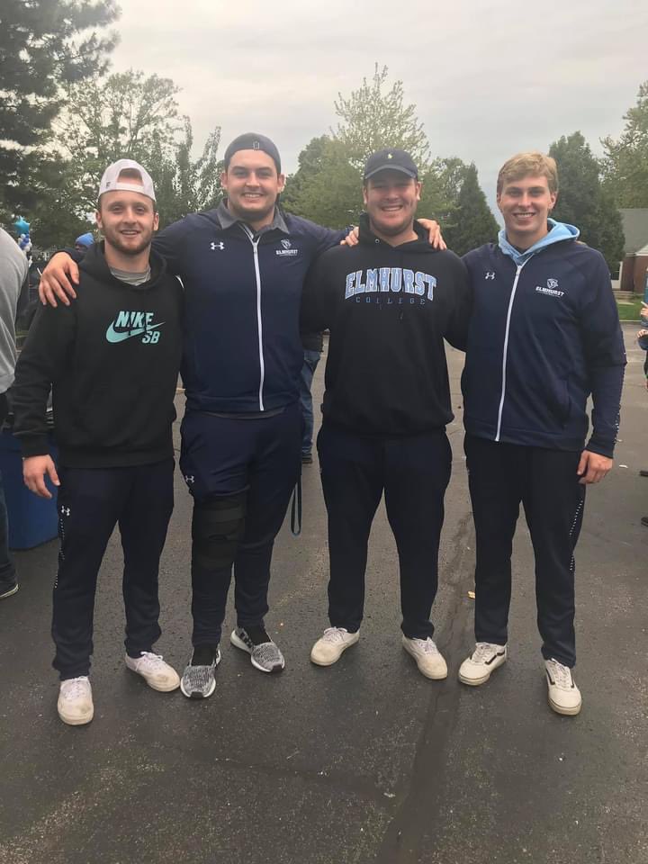 davidcoon14's tweet photo. Senior night at Elmhurst University tonight.   Four years has gone fast! Good luck to @Coon25Luke and @ElmhurstU_FB.  Let’s ring the Bell!!! https://t.co/WRXlL6RKsx