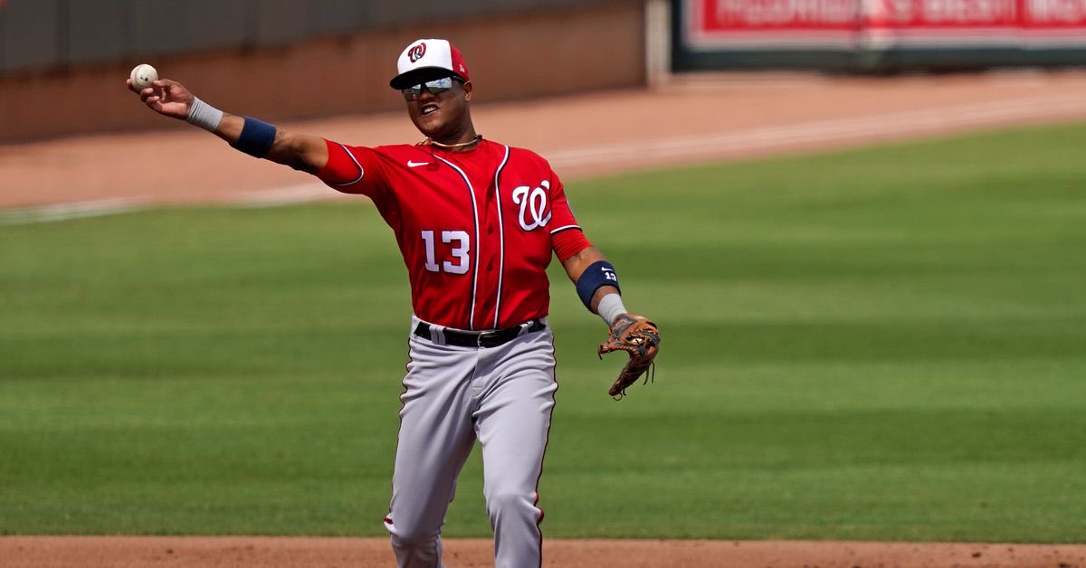 DistrictDugout's tweet photo. #Nats leaders through 10 games:

AVG: 
•Soto = .378
•Turner = .275

HR:
•Soto = 2
•Turner = 2

RBI:
•Castro = 8
•Soto = 7

SB:
•3 with 1

W:
•3 with 1

SO:
•Scherzer = 14
•Strasburg = 11

ERA
•Ross = 0.00
•Scherzer = 3.75

WHIP:
•Scherzer = 0.75
•Ross = 0.82 https://t.co/iej7u7VDjr