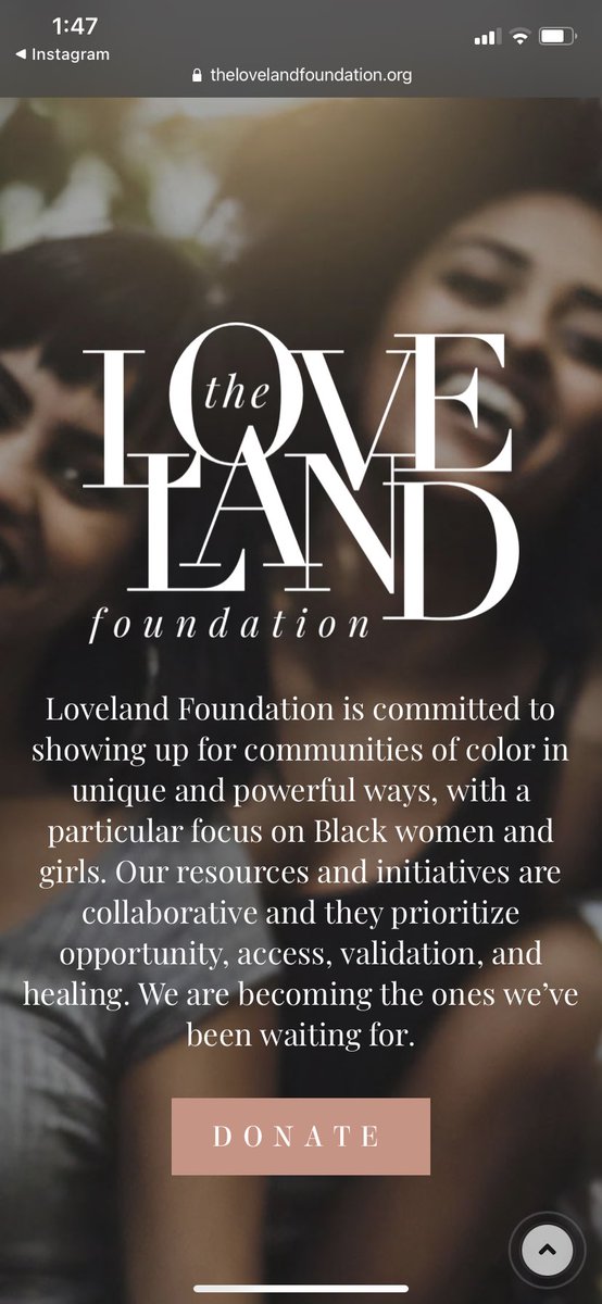 RedHotRivera's tweet photo. Gonna spend Founder’s Day trying to donate to the Loveland Foundation. If you Venmo me (carivera96) $19.88 or $4.16 in honor of our founding date with the caption “Founder’s Day”, I will donate the proceeds to this org! Wanna directly donate yourself? Web link in next tweet! https://t.co/uZigj2n1X5