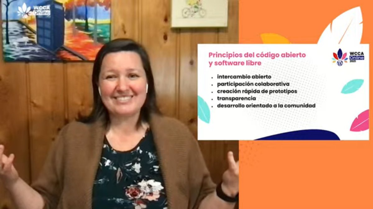Way to go @andmiddleton! Charlando a <a href="/WordCampCA/">WordCamp Centroamérica</a> en español! <3
#WCCA #WCCA2021 #WordCamp