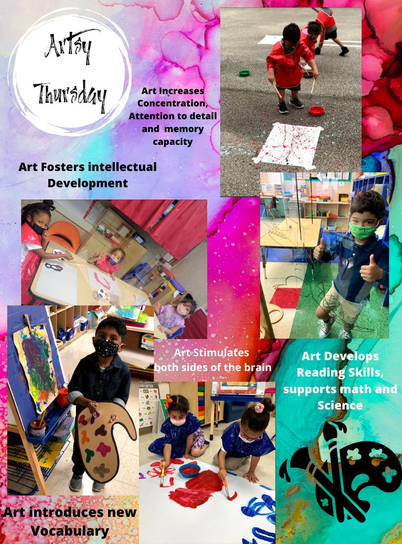 Our little Roadrunners Celebrating Week of the Young Child with Artsy Thursday. #WOYC21 #RemarkablyKnox #KnoxMuseumofArtsyThursday