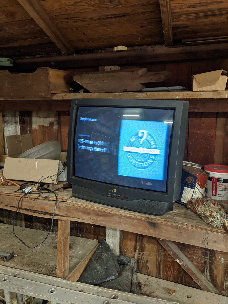 TpatDavis's tweet photo. I think it's poignant that I'm listening to this particular episode while doing hand tool woodworking in my 1890s carriage house/workshop. @NoDumbQs @DestinSandlin @MattWhitmanTMBH https://t.co/DFb9owVmfw