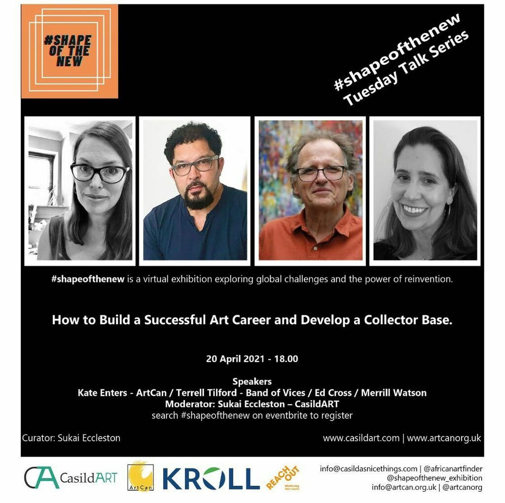 artcanorg's tweet photo. To complement the virtual exhibition #ShapeoftheNew a virtual ‘Tuesday Talk’ series has been developed.
How to Build a Successful Art Career and Develop a Collector Base.
Andy Warhol famously said, “Making money is art.”
But what about making money fr… https://t.co/f4mOZgt2nJ https://t.co/8Z0oBnCtsw