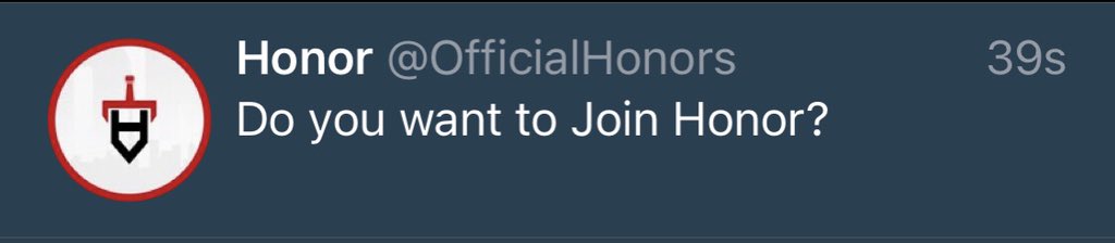 HONOR tweet media