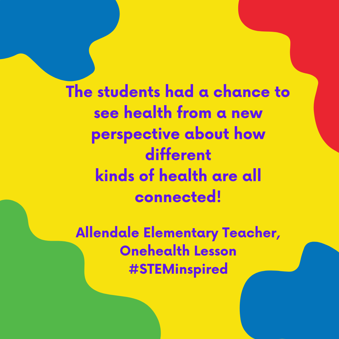 crscience's tweet photo. What makes an @OneHealthLesson classroom experience different than any other? Students leave with an awareness of the countless connections in healthy systems, big and small! Thank you #BASIS volunteers who are changing student perspectives one classroom at a time! #STEMinspired! https://t.co/iDXCyPUihV