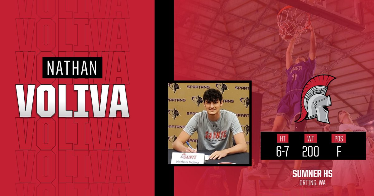 🚨🚨 Signing Alert! 🚨🚨

We are excited to welcome Nathan Voliva to the Saints' family!!