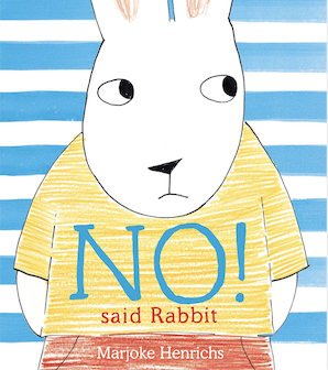 Scallywagpress's tweet photo. 'This wonderfully illustrated debut picturebook is a celebration of play, family and love and would sit nicely alongside the popular collaboration from Eoin McLaughlin and Polly Dunbar, The Hug.' See full review of #NoSaidRabbit by @marjokehenrichs below. thanks @imaginecentre! https://t.co/qbbJD53sVh