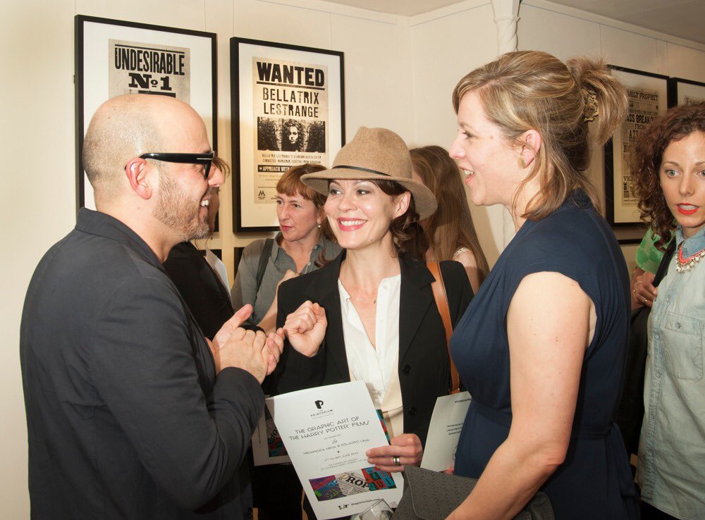 We are deeply saddened to hear of Helen McCrory’s passing. A truly talented actress, a magical presence on the Harry Potter films, and a kind supporter of MinaLima’s adventures.
Our condolences and love to her family and friends.
Mira and Eduardo. /*