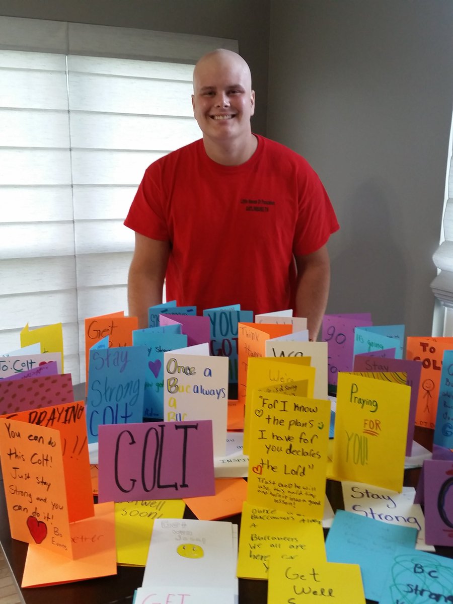 Colt Sinor (@coltsinor) on Twitter photo Thank you to Kim Sisk and the entire 7th grade Boyd Buchanan class for all the cards, prayers & get well wishes. Once a Buc always a Buc!
@kimbsisk <a href="/BBSMiddleSchool/">Boyd Buchanan Middle School</a> <a href="/BoydBuchanan/">Boyd-Buchanan School</a> @BBS_HoS <a href="/jeremybosken/">Jeremy Bosken</a> Thank you to Kim Sisk and the entire 7th grade Boyd Buchanan class for all the cards, prayers & get well wishes. Once a Buc always a Buc!
@kimbsisk <a href="/BBSMiddleSchool/">Boyd Buchanan Middle School</a> <a href="/BoydBuchanan/">Boyd-Buchanan School</a> @BBS_HoS <a href="/jeremybosken/">Jeremy Bosken</a>