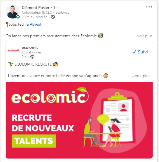 Qui veut se lancer dans une nouvelle aventure avec une équipe jeune, sympa, dynamique et pleine d'entrain? <a href="/ClementPosier29/">Clément Posier</a> <a href="/Ecolomic1/">Ecolomic</a> <a href="/Agromousquetair/">Agromousquetaires</a> <a href="/mousquetairesfr/">Groupement Mousquetaires</a> <a href="/Team_Breizh/">Team Breizh ❤</a> @Francebleubzh <a href="/LeTelegramme/">Le Télégramme</a> <a href="/OuestFrance/">Ouest-France</a> #finistere #Emplois #Bretagne #Economie #Job