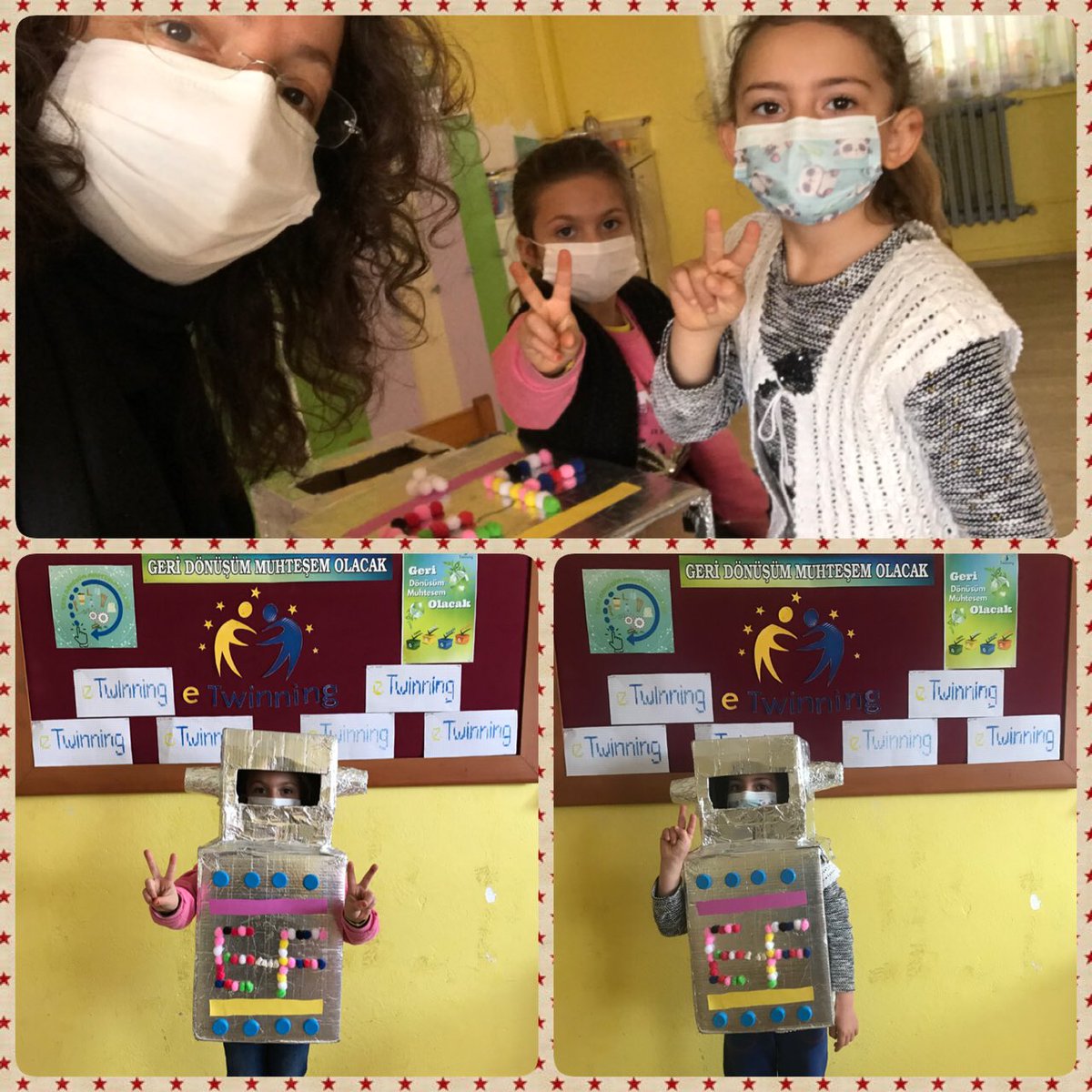 Toybelen Ortaokulu’nun en minik yıldızları ile artık materyallerden robotlar yaptık.Her şey geleceğimiz olan çocuklarımız için...