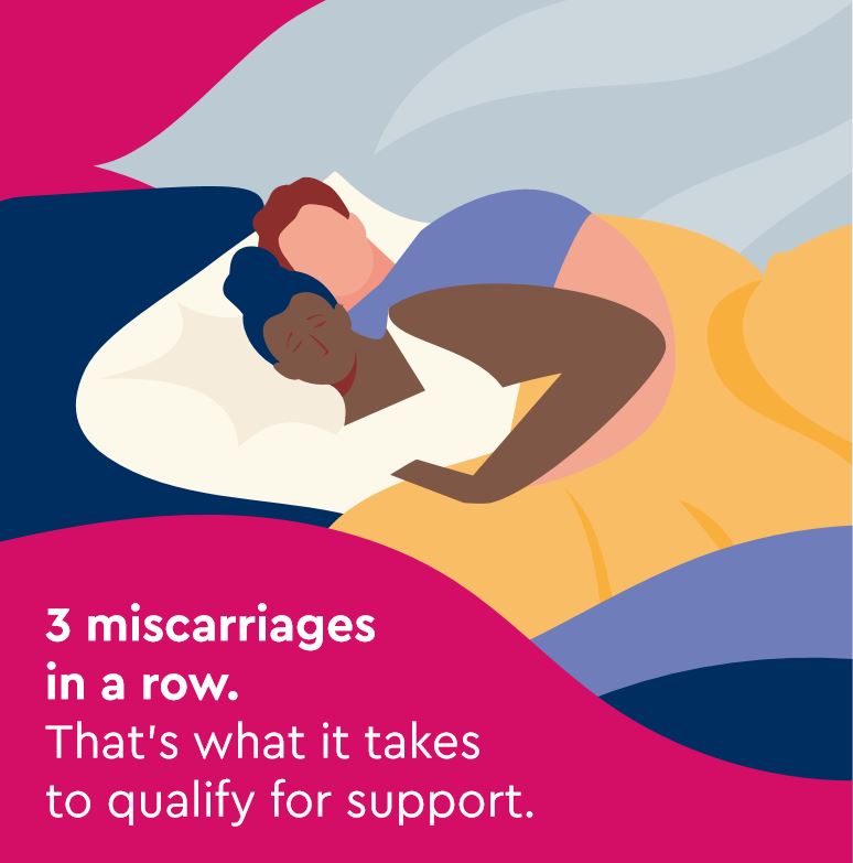 #ChangeTheMiscarriageStory

Join us and over 117,000 of our supporters to tell the UK government: Parents shouldn’t have to lose 3 babies before getting support... bit.ly/38MwR5D