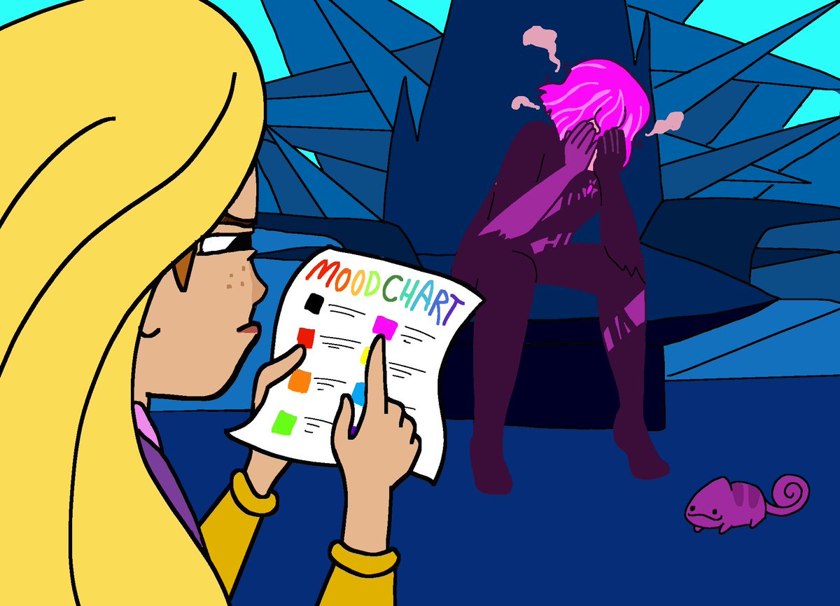 She took the mood stone