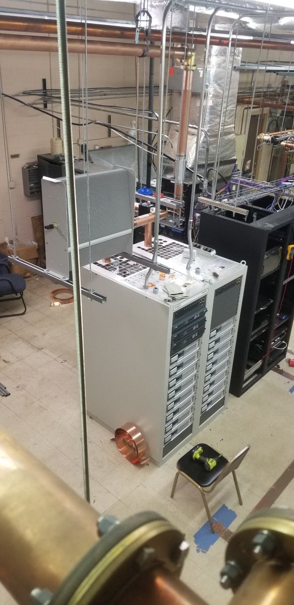 GatesAir's tweet photo. Check out these photos from a recent installation in Atlanta of a high-power TV transmitter. The Maxiva UAXTE-16 delivers 9,600 watts of power. #MadeInTheUSA #YourOrderIsReady https://t.co/RCsnHkR2YO