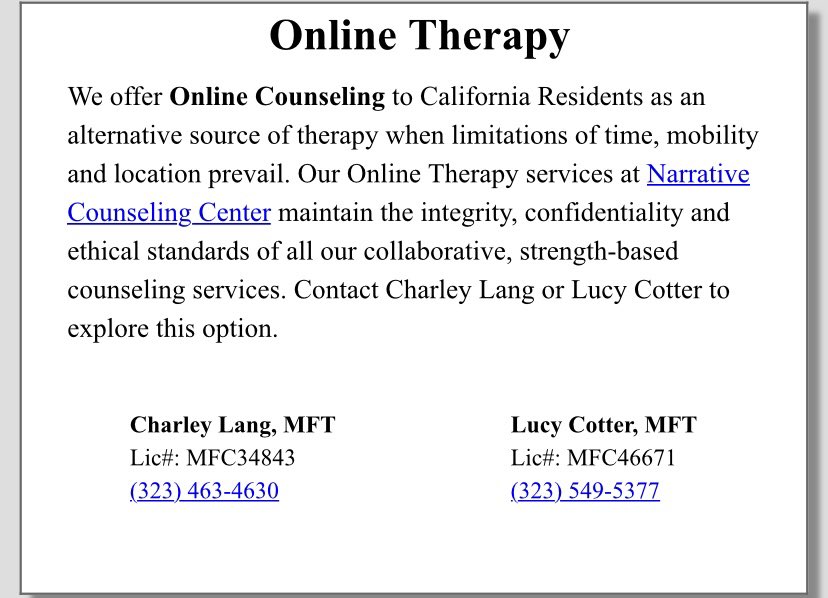 sclmaorg's tweet image. The first step in helping yourself if you are experiencing symptoms of depression or anxiety is realizing you need help 👆🏽Luckily, there’s great resources such as the Narrative Counseling Center that offer psychotherapy services and even specific LGBT counseling