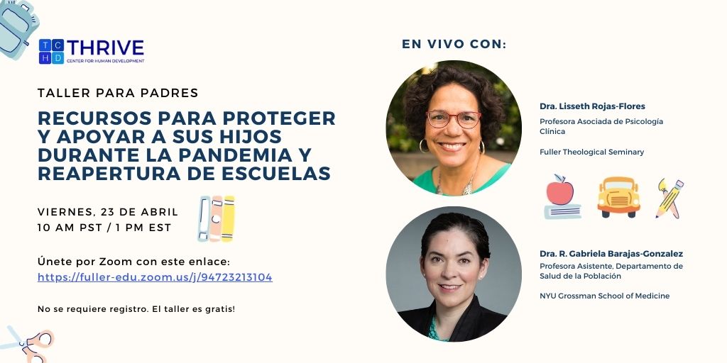 Free, Spanish-language webinar for parents this coming Friday, April 16th @ 10 am PST/1 pm EST time.   #school #pandemic #coping #children #parents #Spanish #Latinos