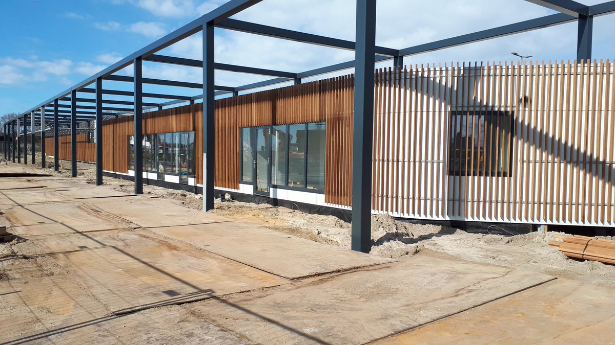 Bouw metrostation HvH Haven In #HoekvanHolland <a href="/HoekseLijn/">Hoekse Lijn, Metro aan Zee</a> #MetroaanZee @HoekvHolland010