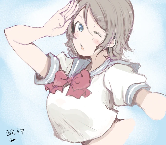 今日は曜ちゃんの絵が沢山(;゜∀゜)=3ハァハァ

#渡辺曜生誕祭2021 #lovelive 