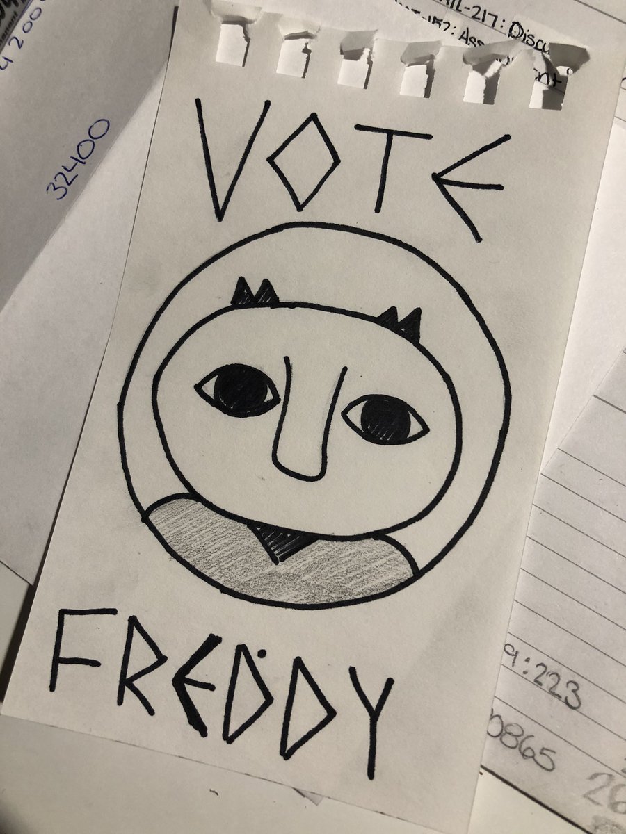 loved the 1991 music video so much, it was so beautifully done. the song is so lovely as well, had it repeat since it came out !! 
(&amp; spotted my lovely lil vote freddy drawing in there)