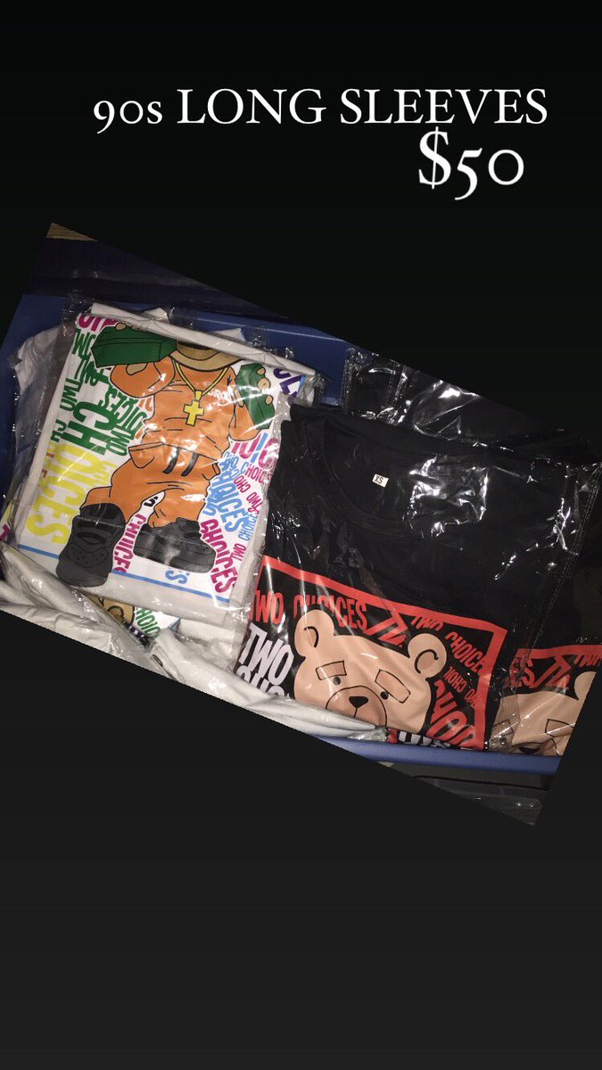 get_starve's tweet photo. PRICES 4 APRIL DROP hope to see y’all tomorrow & I hope everyone get what they want from this drop 🧸🖤 #Getrichorstarve #2choices https://t.co/7uwGCKlkDl