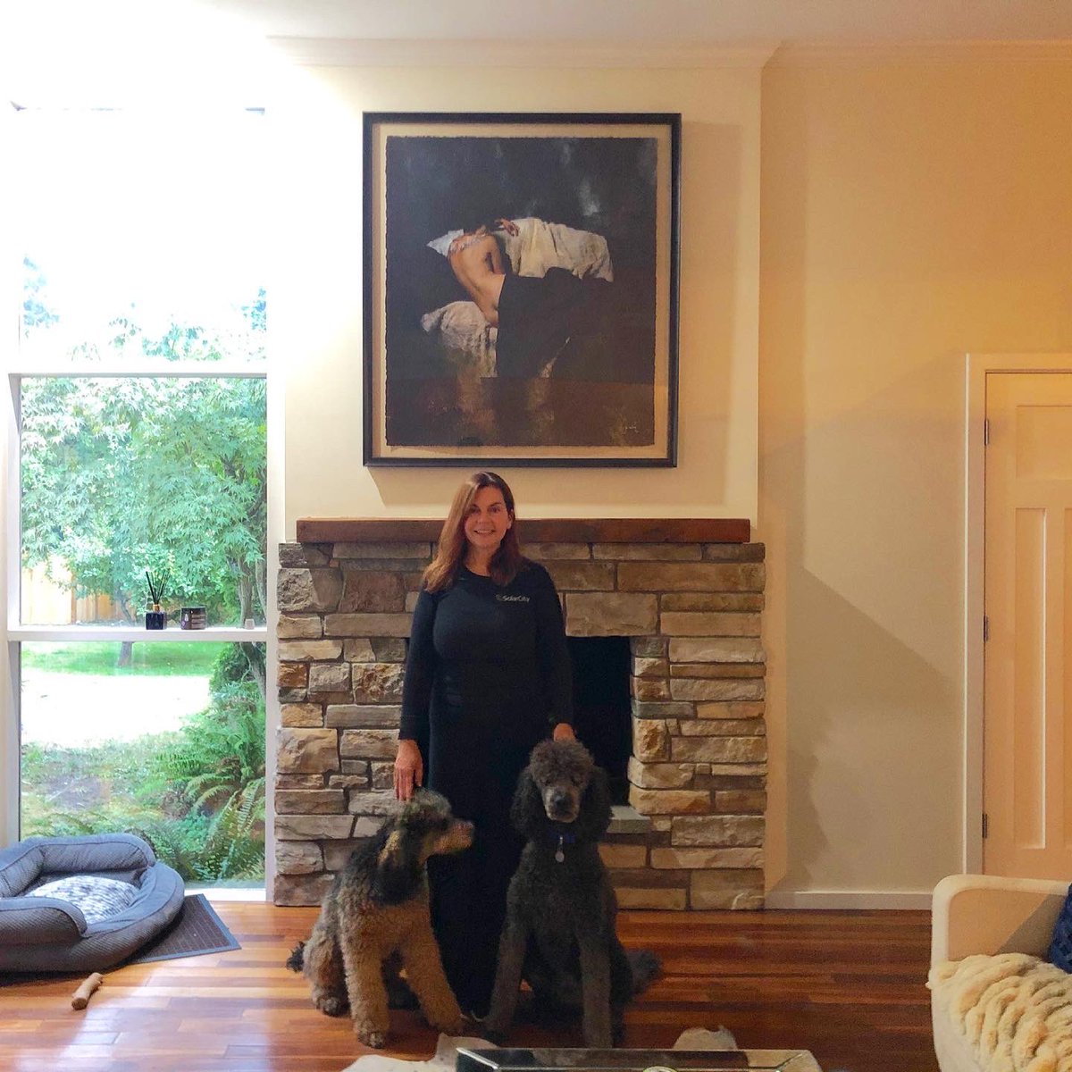 realjasonmatias's tweet photo. Some of my work hanging in the real world. 

on https://t.co/uh5bcfNEhQ each piece has examples likes these to give you a real feel for how you might live with the work. 

#artinhomes #homedecorideas #ariacollection #interiordesign #artinstallation #PhotographyIsArt https://t.co/mgsKNwOoPm