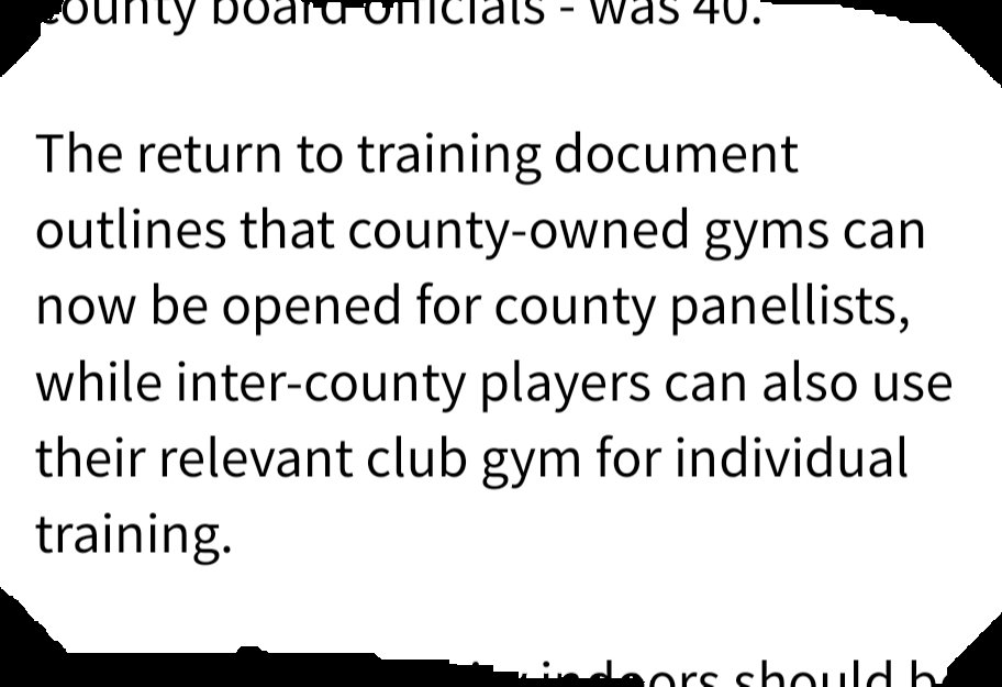 All  players pay the same membership each year and benefits of that you get too use club facilities, but now the lads that are not county have to stand outside and look in at the county boys doing there stuff, oh that makes sense and will sit well with the club player