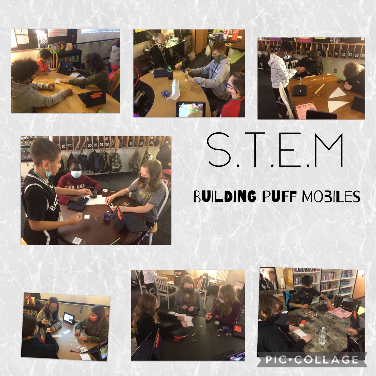 Kinda late, but here is the fun we had on our first full 
Wednesday back since March 2020.  Loved making Puff Mobiles and teasing them out. <a href="/NKCSchools/">NKC Schools</a>  <a href="/Gateway6NKC/">Gateway6NKC</a>  @kennedy_gw6  @monicau84254843