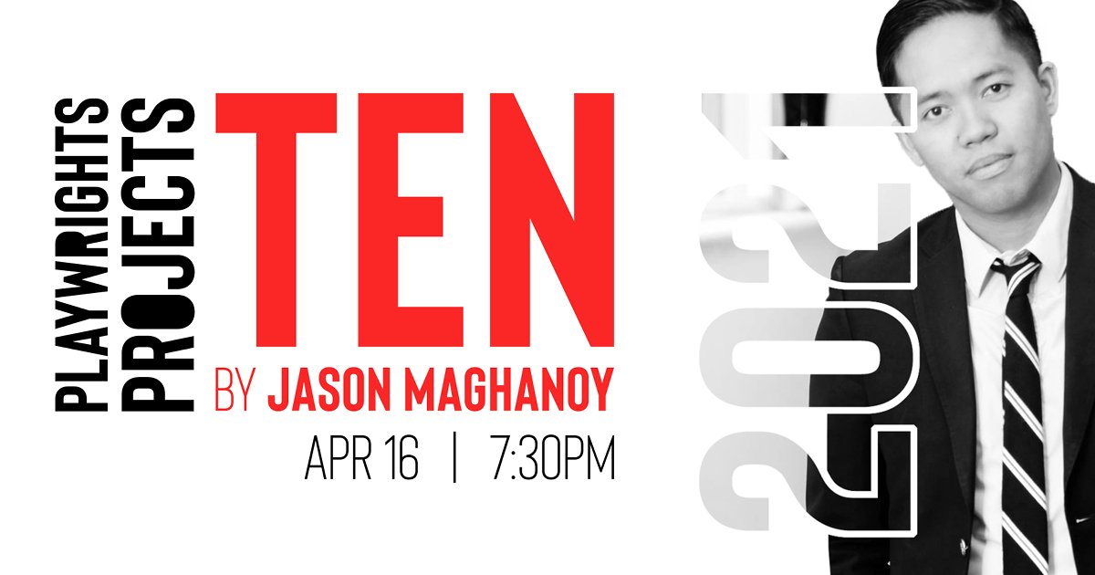 Tonight's the night! The 1st Playwrights Projects reading is happening at 7:30 this eve. There's still time to grab your ticket to TEN. Nothing like some new 🇨🇦 theatre to kick off the weekend! bit.ly/3tp2H0w