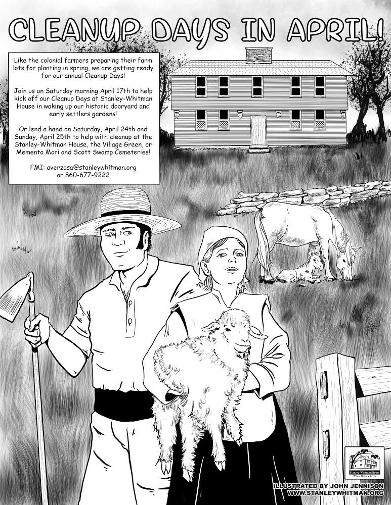 Looking for a few food volunteers to help us at Stanley-Whitman House for cleanup days!