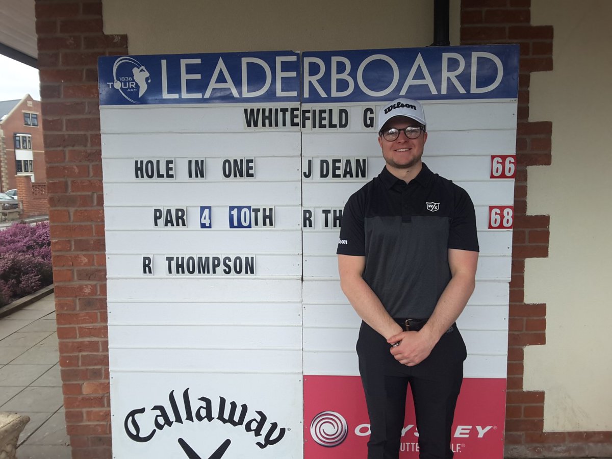 Well done to Rhys Thompson who had a very rare hole in one today for an albatross on the par four tenth hole at Whitefield.
Congratulations Rhys, you will receive a prize the next time I see you. To be decided pal.
<a href="/rhysthompson18/">rhys thompson</a> <a href="/WhitefieldGolfC/">Whitefield Golf Club</a>