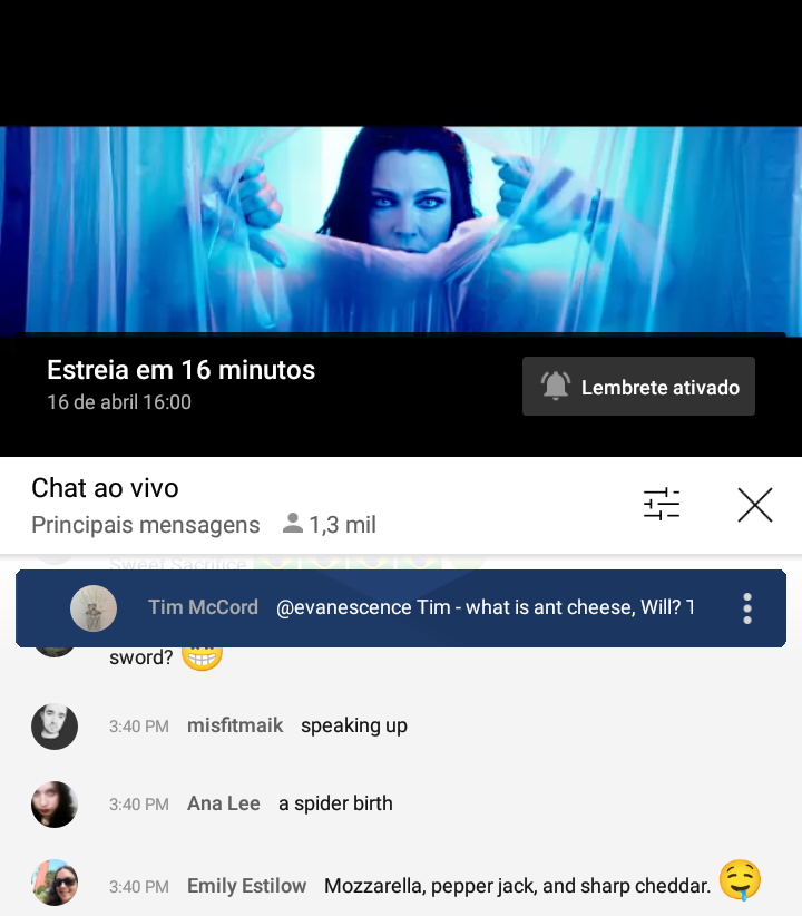 AnaLeeEV's tweet photo. AMIGOS A @AmyLeeEV ME NOTOU 😭😭❤🎹🍷

No chat foi perguntado o que a thumbnail do vídeo nos lembrava, e ela respondeu minha resposta

aaaaaaaaaaaaaa 🕷

Quase 15 anos esperando por esse dia, tô muito emocionada https://t.co/0vkNOJ0ciV