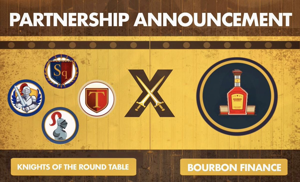KnightsBsc's tweet photo. 📣⚔ TO THE GRAIL ⚔📣
Ladies and Knights of the 🏰 Kingdom! Be drunk and be merry; for the fine team at https://t.co/lLgELtwcxE have joined us in our Quest to the Grail! Have your Squire fetch you some Rare Barrel Bourbon today!
Best,
The Grail Team 🍷
#KNIGHTSDEFI $KNIGHT https://t.co/7mf2BraAVf