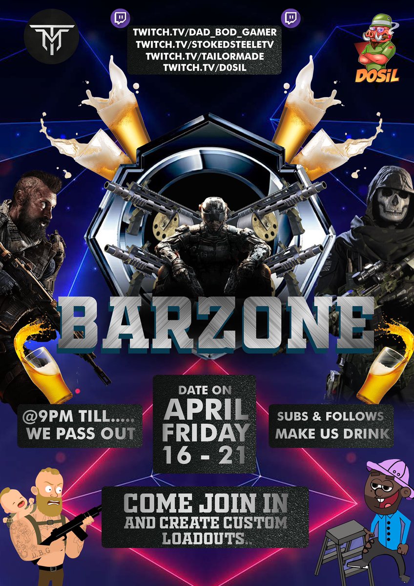 D0SiL_'s tweet photo. 🔥HUGE NiTE🔥 #SquealNation #TMU Breaking out the new Hawaiian shirt for @Hawk1213Gaming 🙏🏻🥺 We miss you💯 #BARZONE w/the bois @9pm pst🍻🔥 revel of 2nd Emote of appreciation❤️🙏🏻 I’m a luck SUMMMABISH💯 https://t.co/rXiukxqxyl