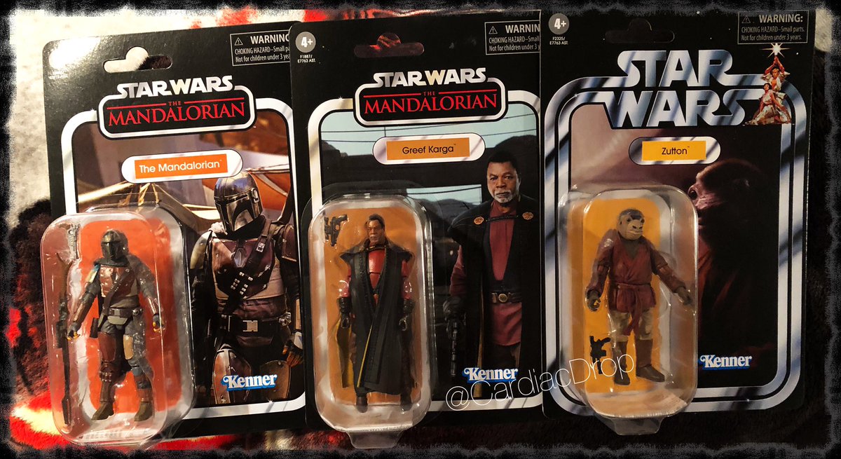 CardiacDrop's tweet photo. Vintage 3 pack mail drop! #TheMandalorian #GreefKarga #Zutton #StarWars 💫 https://t.co/LQaxqnNo9L