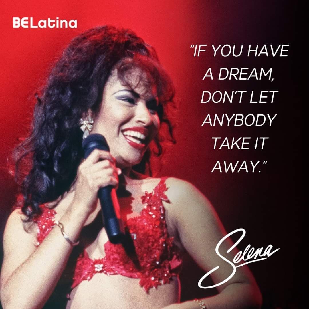 Happy birthday to the legend, the queen, the inspiration: Selena Quintanilla Perez.  