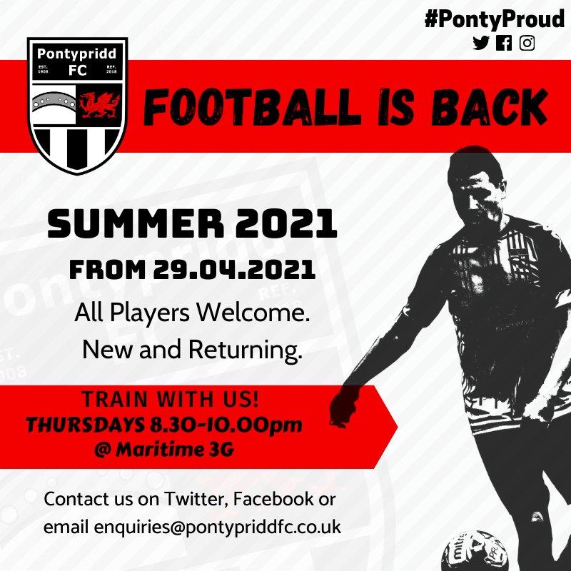 Our seniors are busting to get back. Training resumes on April 29th with friendlies lined up in May and June.

Everyone is welcome - new and returning!!!

Due to covid restrictions, contact us via DM in advance.