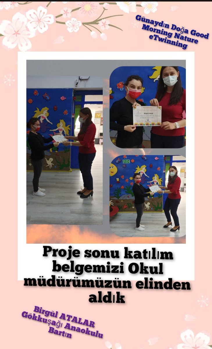AtalarBirgul's tweet photo. Günaydın Doğa Good Morning Nature eTwinning projemiz sonu katılım belgemizi aldık. @egitimbilisim @BartMem @AtalarBirgul @tcmeb @anaokulu_n @tretwinning @eTwinningDestek https://t.co/QBu4RagcLB