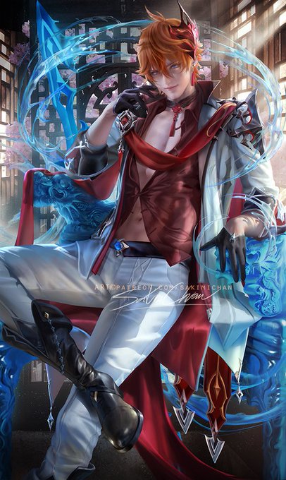 Childe is finally done💦<
set/PSD/spicy rewards ;3- https://t.co/oQaPuH9Nyl
#GenshinImpact https://t.