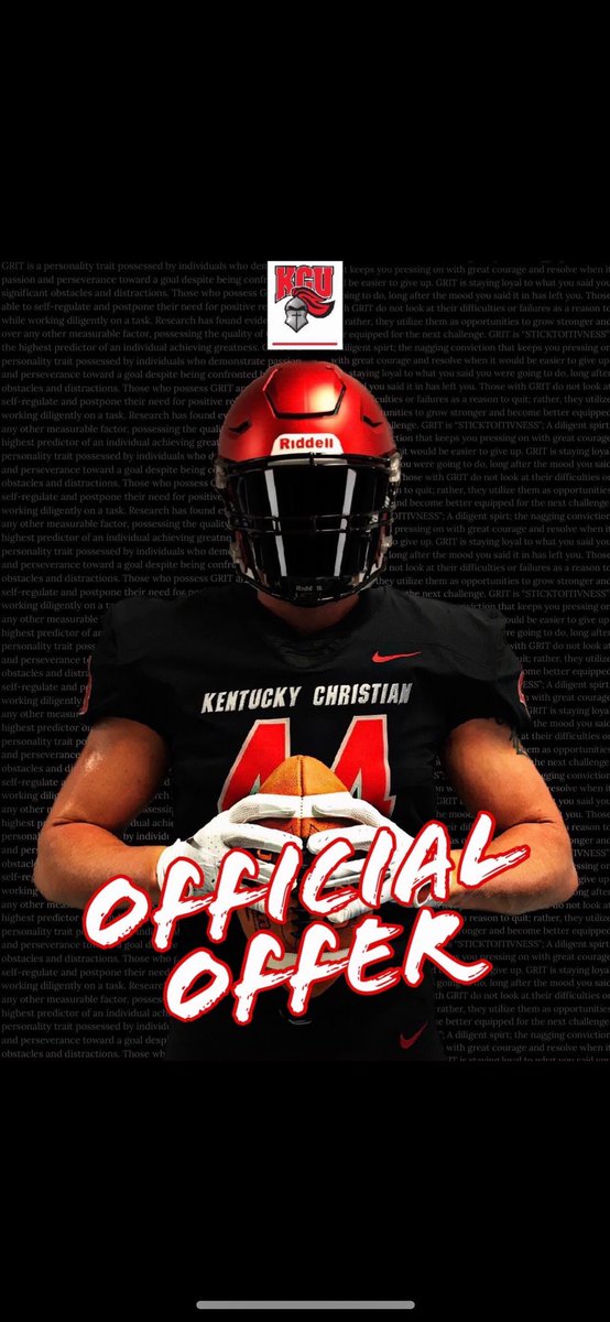 Caleb_Austin6's tweet photo. Blessed to receive my first offer from Kentucky Christian University❤️🖤@Coach_Aguila @AHParkerFootba1 @CoachWarren23 @DexPreps https://t.co/MGJvnkBJXd